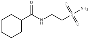 N-(2-Sulfamoylethyl)cyclohexanecarboxamide Struktur