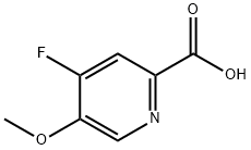 4-Fluoro-5-methoxypicolinic acid Struktur