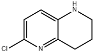 6-chloro-1,2,3,4-tetrahydro-1,5-naphthyridine Struktur