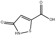 5-Isothiazolecarboxylic acid, 2,3-dihydro-3-oxo- Struktur