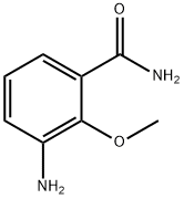 3-amino-2-methoxybenzamide Struktur