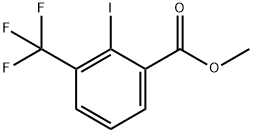 2-Iodo-3-trifluoromethyl-benzoic acid methyl ester Struktur