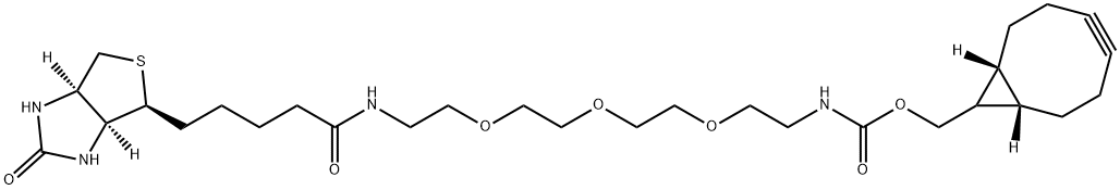 endo-BCN-PEG3-Biotin Struktur