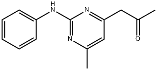 1-(6-Methyl-2-(phenylamino)pyrimidin-4-yl)propan-2-one Struktur