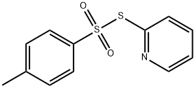 Benzenesulfonothioic acid, 4-methyl-, S-2-pyridinyl ester Struktur