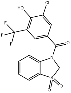 Dotinurad Impurity 18 Struktur