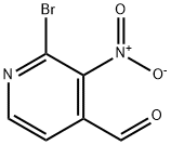 4-Pyridinecarboxaldehyde, 2-bromo-3-nitro- Struktur