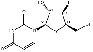 3'-Deoxy-3'-fluoro-xylo-uridine Struktur