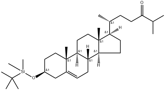 (3β)-3-[[(1,1-Dimethylethyl)dimethylsilyl]oxy]-cholest-5-en-24-one Structure