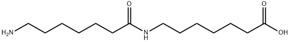 Heptanoic acid, 7-[(7-amino-1-oxoheptyl)amino]- Struktur