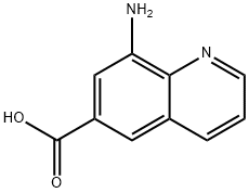 6-Quinolinecarboxylic acid, 8-amino- Struktur