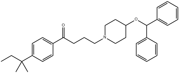 Ebastine EP Impurity E Struktur