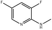 2-Pyridinamine, 3,5-difluoro-N-methyl- Struktur