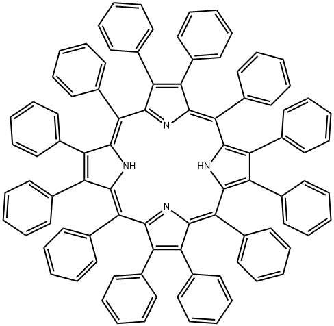 21H,23H-Porphine, 2,3,5,7,8,10,12,13,15,17,18,20-dodecaphenylporphyrin Struktur