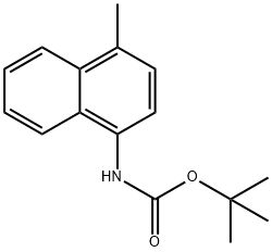 tert-butyl (4-methylnaphthalen-1-yl)carbamate Struktur