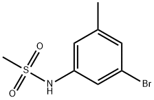 Methanesulfonamide, N-(3-bromo-5-methylphenyl)- Struktur