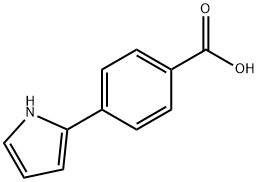 Benzoic acid, 4-(1H-pyrrol-2-yl)- Struktur