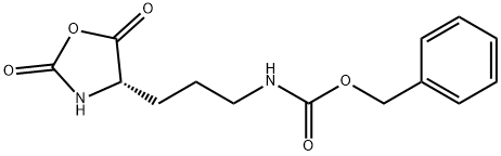 Carbamic acid, N-[3-[(4S)-2,5-dioxo-4-oxazolidinyl]propyl]-, phenylmethyl ester Struktur