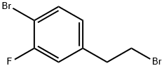 1-Bromo-4-(2-bromoethyl)-2-fluorobenzene Struktur