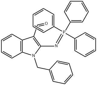 1-(Phenylmethyl)-2-[(triphenylphosphoranylidene)amino]-1H-indole-3-carboxaldehyde