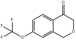 7-Trifluoromethoxy-isochroman-4-one Struktur