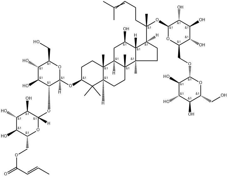 Ginsenoside Ra6 Struktur