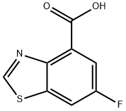 6-fluoro-1,3-benzothiazole-4-carboxylic acid Struktur