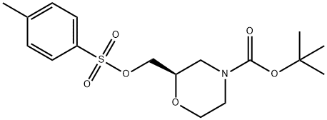 4-Morpholinecarboxylic acid, 2-[[[(4-methylphenyl)sulfonyl]oxy]methyl]-, 1,1-dimethylethyl ester, (2R)-