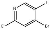 Pyridine, 4-bromo-2-chloro-5-iodo- Struktur