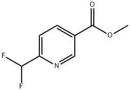 methyl 6-(difluoromethyl)nicotinate Struktur