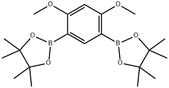 2,2'-(4,6-dimethoxy-1,3-phenylene)bis(4,4,5,5-tetramethyl-1,3,2-dioxaborolane) Struktur