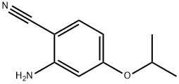 Benzonitrile, 2-amino-4-(1-methylethoxy)- Struktur