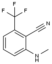 Benzonitrile, 2-(methylamino)-6-(trifluoromethyl)- Struktur