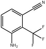 Benzonitrile, 3-amino-2-(trifluoromethyl)- Struktur