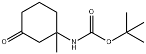 3-(Boc-amino)-3-methylcyclohexanone Structure