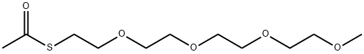 Ethanethioic acid, S-3,6,9,12-tetraoxatridec-1-yl ester Struktur