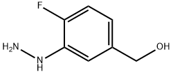 (4-Fluoro-3-hydrazino-phenyl)-methanol Struktur