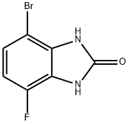 2H-Benzimidazol-2-one, 4-bromo-7-fluoro-1,3-dihydro- Struktur