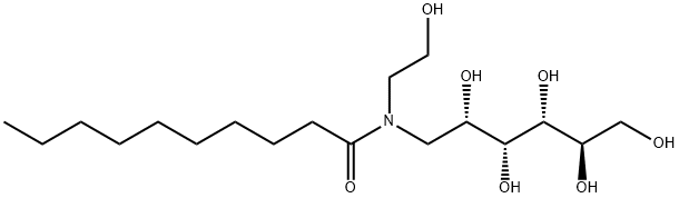 N-癸酰-N-(2-羥基乙基)葡萄糖胺, 139361-84-5, 結(jié)構(gòu)式