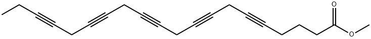 5,8,11,14,17-Eicosapentaynoic acid, methyl ester Struktur