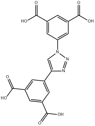 5,5'-(1H-1,2,3-triazole-1,4-diyl)diisophthalic acid Struktur