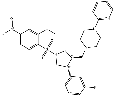 (rel)-AR234960 Struktur