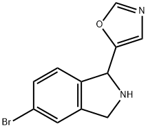 5-(5-溴異二氫吲哚-1-基)噁唑, 1422344-23-7, 結(jié)構(gòu)式