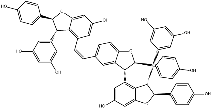 cis-Vitisin B Struktur