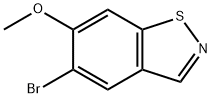 1,2-Benzisothiazole, 5-bromo-6-methoxy- Struktur