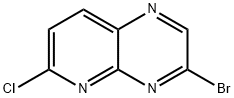 Pyrido[2,3-b]pyrazine, 3-bromo-6-chloro- Struktur