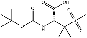 Boc-3-(methylsulfonyl)-L-valine Struktur