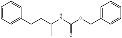 Carbamic acid, N-(1-methyl-3-phenylpropyl)-, phenylmethyl ester Struktur