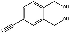 Benzonitrile, 3,4-bis(hydroxymethyl)- Struktur