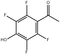 1-(2,3,5,6-Tetrafluoro-4-hydroxyphenyl)ethanone Struktur